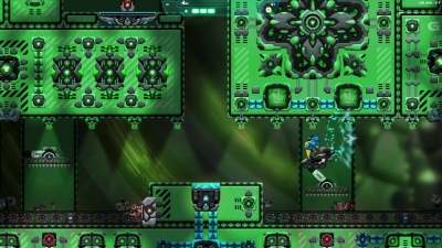 Screen ze hry Robos World: The Zarnok Fortress