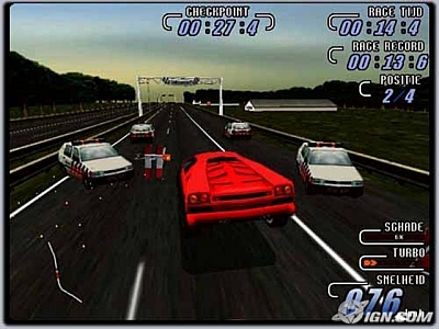 Screen ze hry A2 Racer II