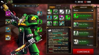 Screen ze hry Warhammer 40,000: Carnage Champions