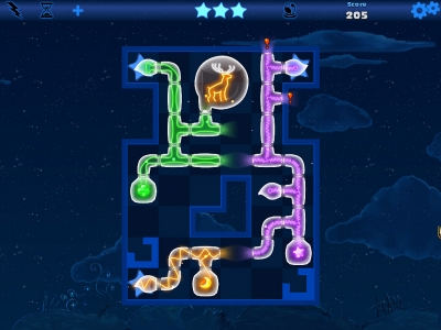 Screen ze hry Fiber Twig: Midnight Puzzle