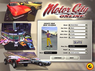 Screen Motor City Online