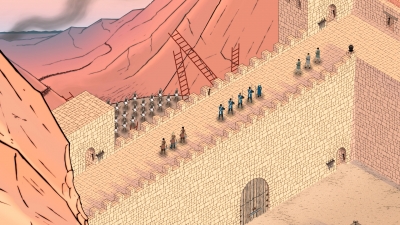 Screen ze hry Tahira: Echoes of the Astral Empire