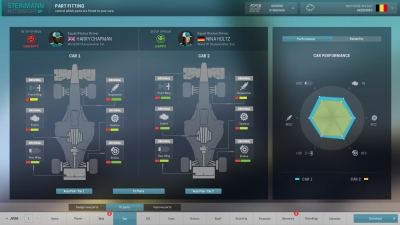 Screen ze hry Motorsport Manager