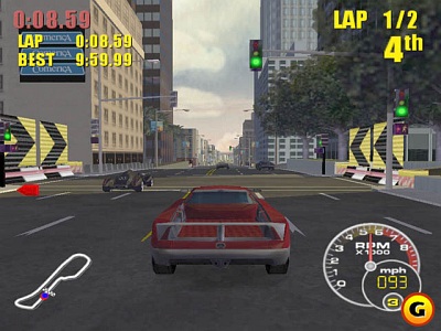 Screen Supercar Street Challenge