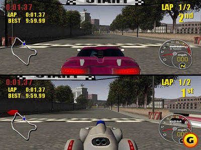 Screen Supercar Street Challenge