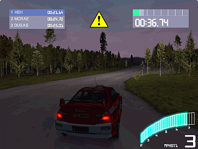 Screen ze hry Colin McRae Rally 2.0