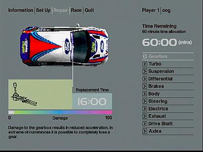 Screen ze hry Colin McRae Rally 2.0