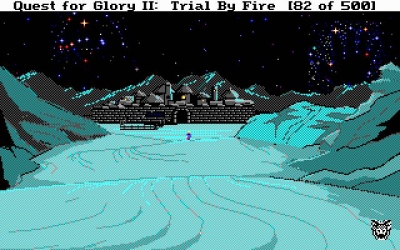 Screen ze hry Quest For Glory II: Trial By Fire