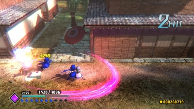 Screen ze hry Touhou: Scarlet Curiosity