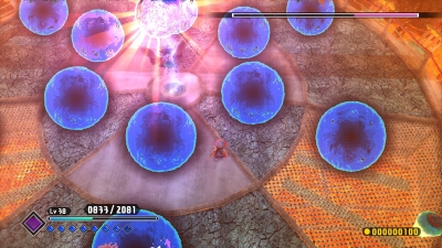 Screen ze hry Touhou: Scarlet Curiosity