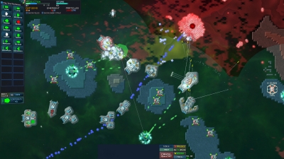 Screen ze hry Particle Fleet: Emergence