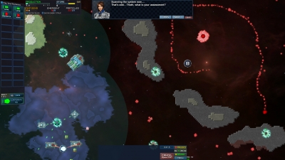 Screen ze hry Particle Fleet: Emergence