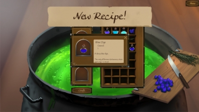Screen ze hry Potions: A Curious Tale