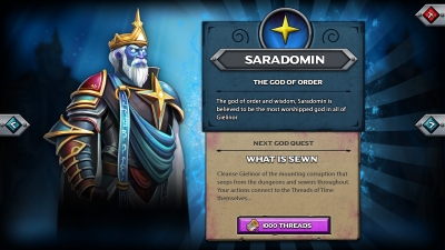 Screen ze hry RuneScape: Idle Adventures