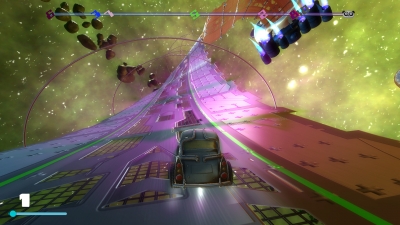 Screen ze hry Space Ribbon