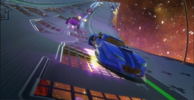 Screen ze hry Space Ribbon