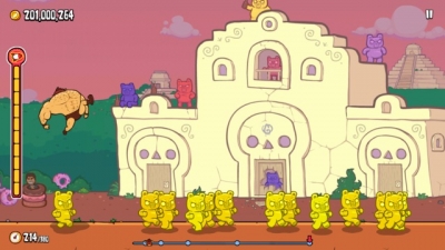 Screen ze hry Burrito Bison: Launcha Libre