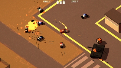 Screen ze hry PAKO - Car Chase Simulator