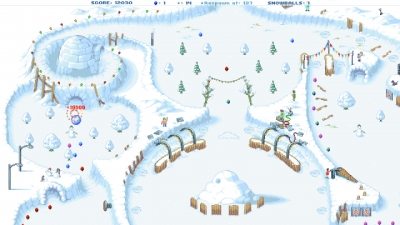 Screen ze hry Snowball!