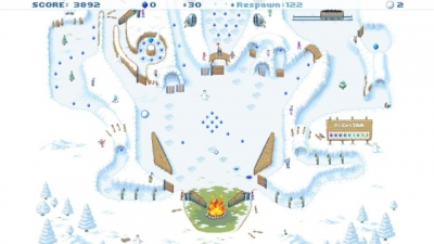 Screen ze hry Snowball!