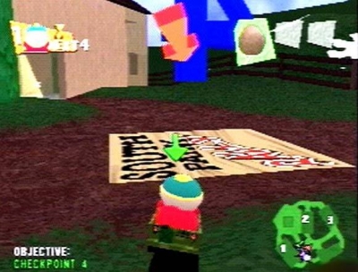 Screen ze hry South Park Rally