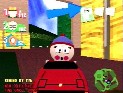 Screen ze hry South Park Rally