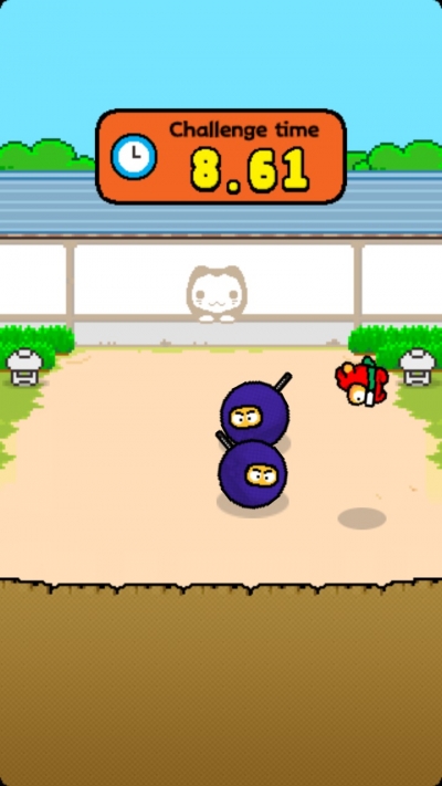 Screen ze hry Ninja Spinki Challenges!!