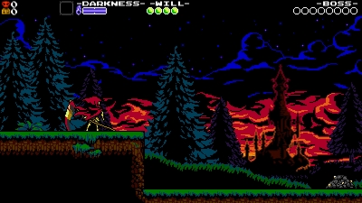 Screen ze hry Shovel Knight: Specter of Torment