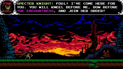 Screen ze hry Shovel Knight: Specter of Torment