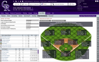 Screen ze hry Out of the Park Baseball 18