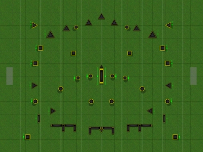Screen ze hry 2D Paintball
