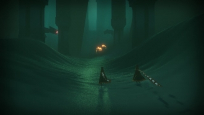 Screen ze hry Journey