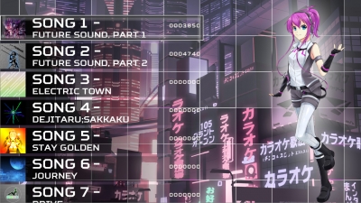 Screen ze hry Akihabara - Feel the Rhythm