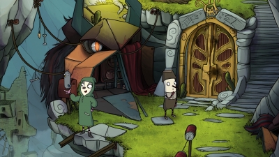 Screen ze hry The Inner World: The Last Wind Monk