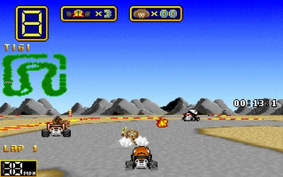 Screen ze hry Wacky Wheels