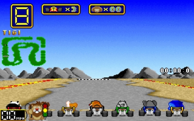 Screen ze hry Wacky Wheels