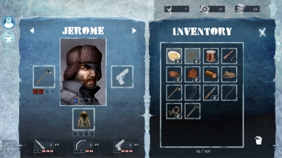 Screen ze hry ICY: Frostbite Edition