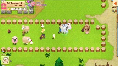 Screen ze hry Harvest Moon: Light of Hope