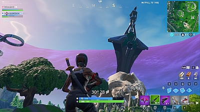 Screen ze hry Fortnite