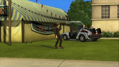Screen ze hry Back to the Future: The Game - Episode 4: Double Visions