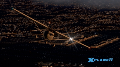 Screen ze hry X-Plane 11