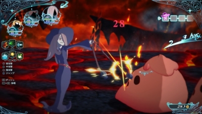 Screen ze hry Little Witch Academia: Chamber of Time