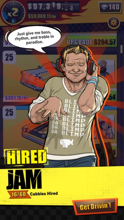 Screen ze hry Crazy Taxi Gazillionaire