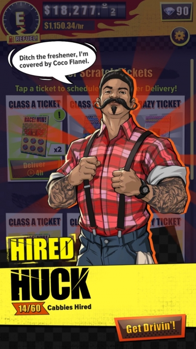 Screen ze hry Crazy Taxi Gazillionaire