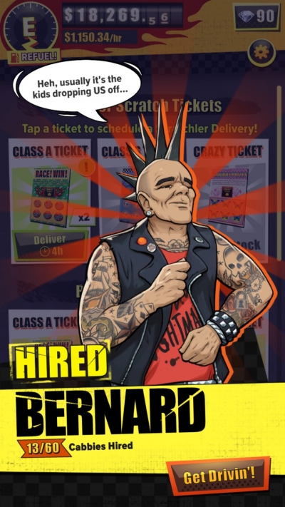 Screen ze hry Crazy Taxi Gazillionaire