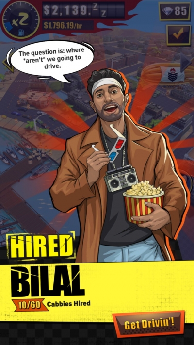 Screen ze hry Crazy Taxi Gazillionaire