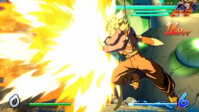 Screen ze hry Dragon Ball FighterZ