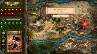 Screen ze hry Fighting Fantasy Legends