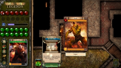 Screen ze hry Fighting Fantasy Legends