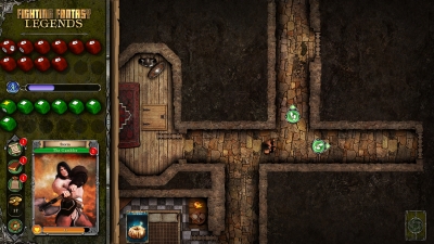 Screen ze hry Fighting Fantasy Legends